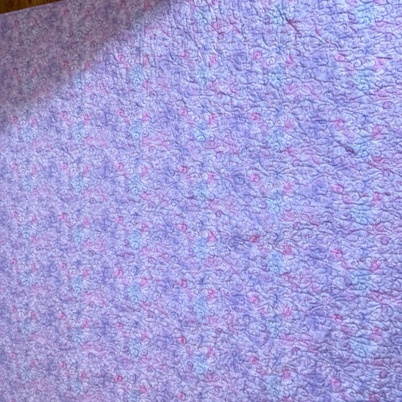 Beautiful Handmade butterfly patch quilt 64 x 65” - Picture 9 of 10